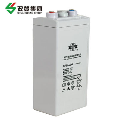 Shuangdeng GFM-200 Ηλιακή μπαταρία 2V200Ah για ηλεκτρικό σύστημα και αποθήκευση ηλιακής ενέργειας