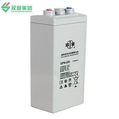 Shuangdeng GFM-200 Ηλιακή μπαταρία 2V200Ah για ηλεκτρικό σύστημα και αποθήκευση ηλιακής ενέργειας