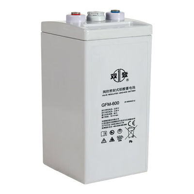 GFM-600 Ηλιακή μπαταρία 2V600Ah 181mm πλάτος για ηλεκτρική ενέργεια UPS και αποθήκευση ηλιακής ενέργειας