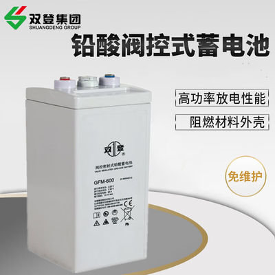 GFM-600 Ηλιακή μπαταρία 2V600Ah 181mm πλάτος για ηλεκτρική ενέργεια UPS και αποθήκευση ηλιακής ενέργειας