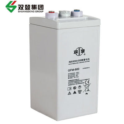 GFM-600 Ηλιακή μπαταρία 2V600Ah 181mm πλάτος για ηλεκτρική ενέργεια UPS και αποθήκευση ηλιακής ενέργειας