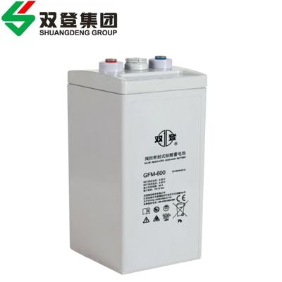 GFM-600 Ηλιακή μπαταρία 2V600Ah 181mm πλάτος για ηλεκτρική ενέργεια UPS και αποθήκευση ηλιακής ενέργειας
