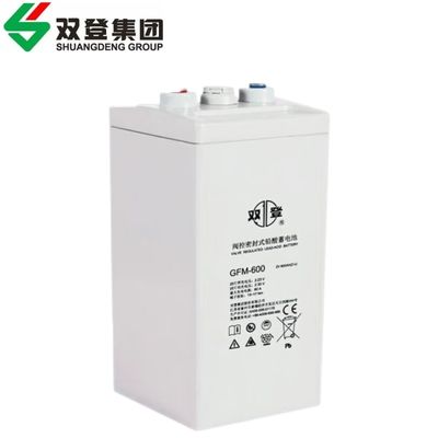 GFM-600 Ηλιακή μπαταρία 2V600Ah 181mm πλάτος για ηλεκτρική ενέργεια UPS και αποθήκευση ηλιακής ενέργειας