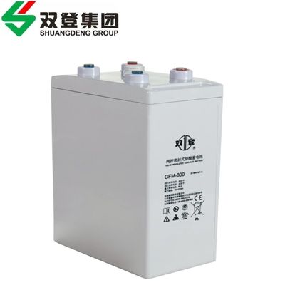 Shuangdeng GFM-800 2V800Ah μπαταρία μολύβδου για αποθήκευση ηλιακής ενέργειας