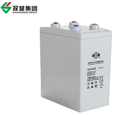 Shuangdeng GFM-800 2V800Ah μπαταρία για υποστήριξη ενέργειας στην επικοινωνία και τον έλεγχο πυρκαγιάς