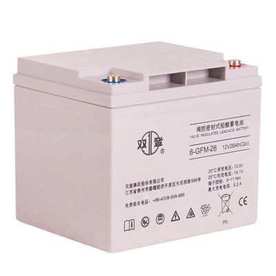Shuangdeng 6-GFM-26 Ηλιακή μπαταρία 12V26Ah 170mm Υψόμετρο για σύστημα ηλεκτρικής ενέργειας
