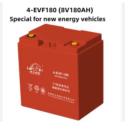 Βαθιά κύκλος σφραγισμένη μπαταρία AGM 8V 180Ah για κυψέλη ισχύος LEOCΒαταρία οξέος-μόλυβδου 4-EVF-180