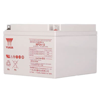 Η μπαταρία Yuasa NP24-1212V24AH για βιώσιμες εφαρμογές φωτισμού και ηλιακής ενέργειας