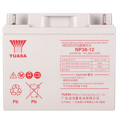 Η μπαταρία AGM NP38-1212V38Ah για τις επικοινωνίες Ηλεκτρική τροφοδοσία Φωτισμός και ηλιακή ενέργεια