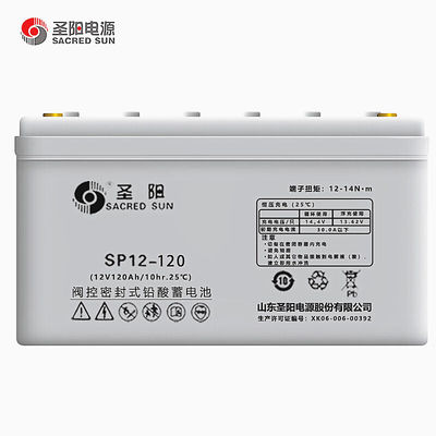 12V120Ah Sacred Sun Regeneration Σφραγισμένη μπαταρία SP12-120 για επικοινωνία ηλεκτρικής ενέργειας UPS