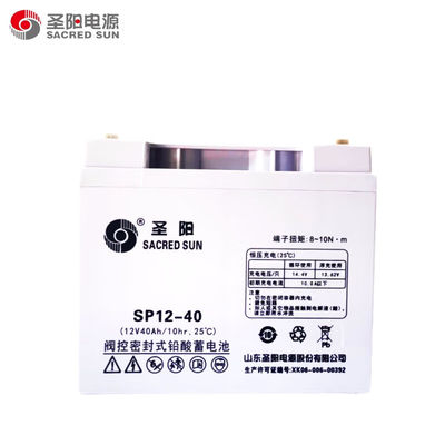 165mm πλάτος ιερός ήλιος SP12-40 Ηλιακή μπαταρία 12V40Ah για σύστημα επικοινωνίας