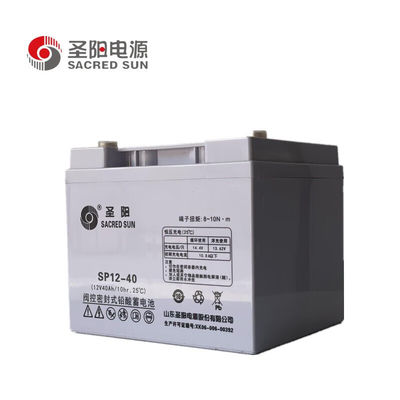 165mm πλάτος ιερός ήλιος SP12-40 Ηλιακή μπαταρία 12V40Ah για σύστημα επικοινωνίας