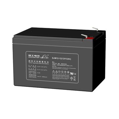 Η μπαταρία Leoch DJW12-12 12V12Ah Η μπαταρία μολύβδου για επικοινωνία και διαρκή υποστήριξη