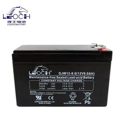 Αδύναμος δοχείο ABS Leoch μπαταρία DJW12-9.0 12V9Ah για σύστημα ηλεκτροδότησης μηχανών UPS