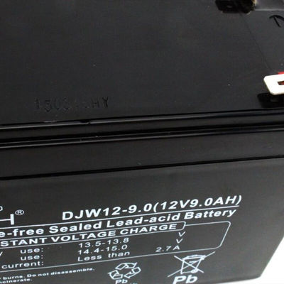 Αδύναμος δοχείο ABS Leoch μπαταρία DJW12-9.0 12V9Ah για σύστημα ηλεκτροδότησης μηχανών UPS