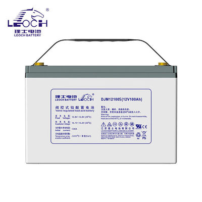 Μέγιστο ρεύμα φόρτισης 25A 12V100Ah μπαταρία μολύβδου για σύστημα ηλεκτροπαραγωγής ηλιακής ενέργειας