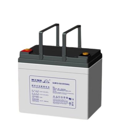 130±1mm πλάτος μπαταρία Leoch DJW12-33 μπαταρία μολύβδου οξέος 12V33Ah για ηλιακό σύστημα ενέργειας