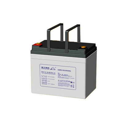 130±1mm πλάτος μπαταρία Leoch DJW12-33 μπαταρία μολύβδου οξέος 12V33Ah για ηλιακό σύστημα ενέργειας